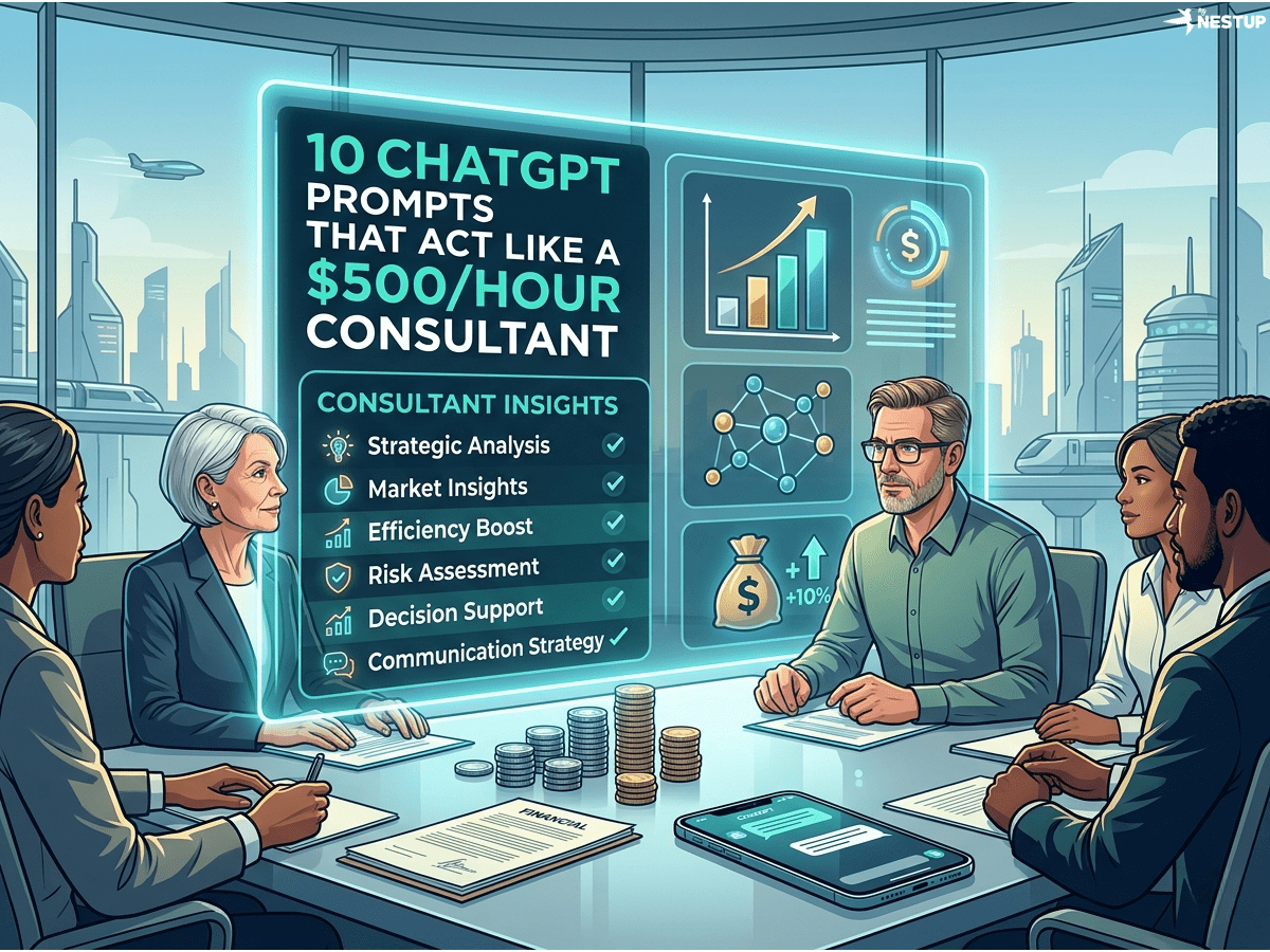 10 ChatGPT Prompts That Act Like a $500/Hour Consultant 10 ChatGPT Prompts That Act Like a $500/Hour Consultant
