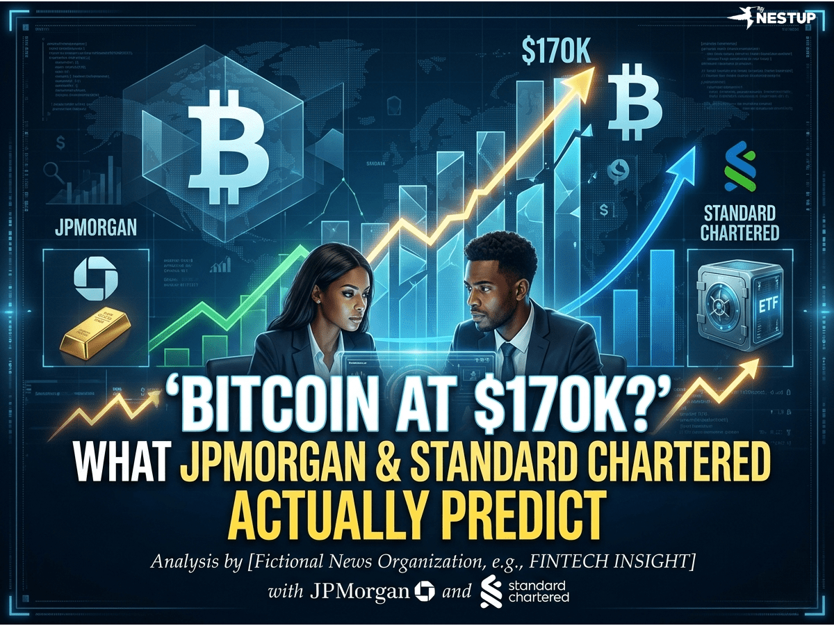 Bitcoin at $170K? What JPMorgan and Standard Chartered Actually Predict