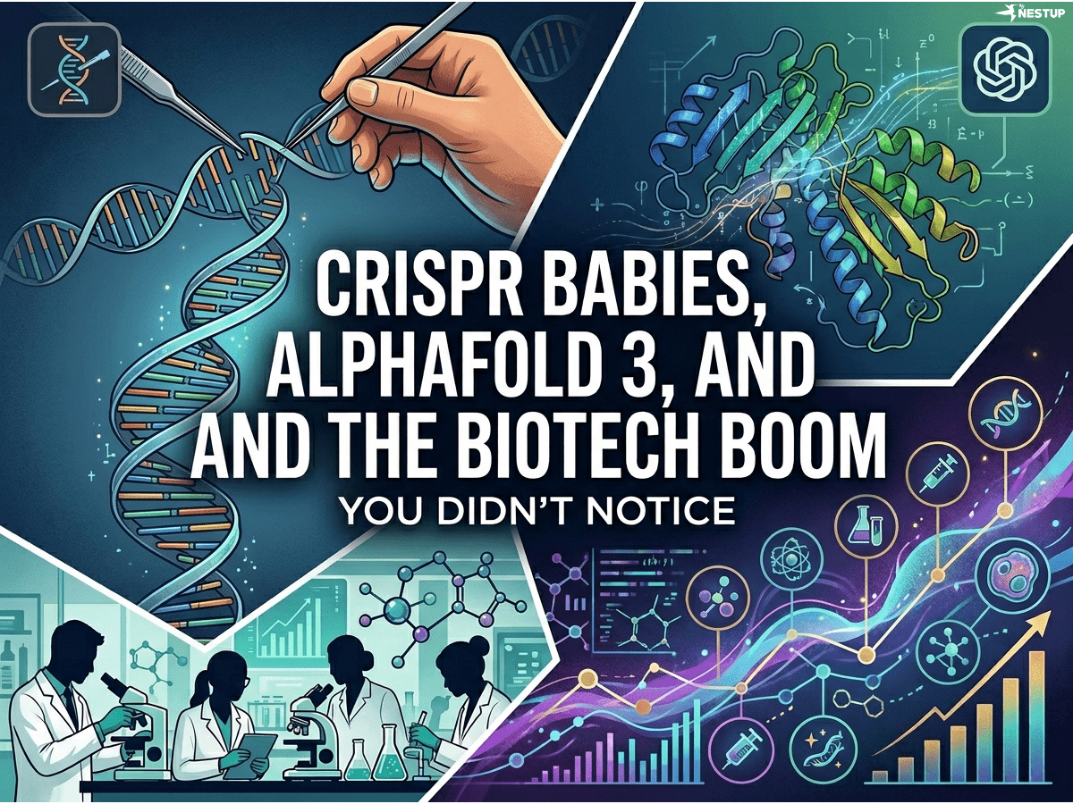 CRISPR Babies, AlphaFold 3, and the Biotech Boom You Didn’t Notice