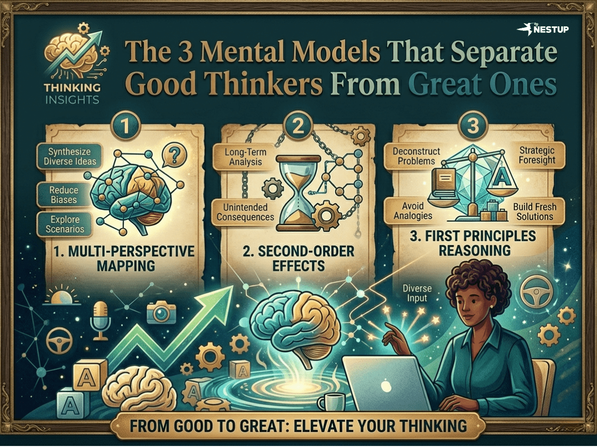 The 3 Mental Models That Separate Good Thinkers From Great Ones