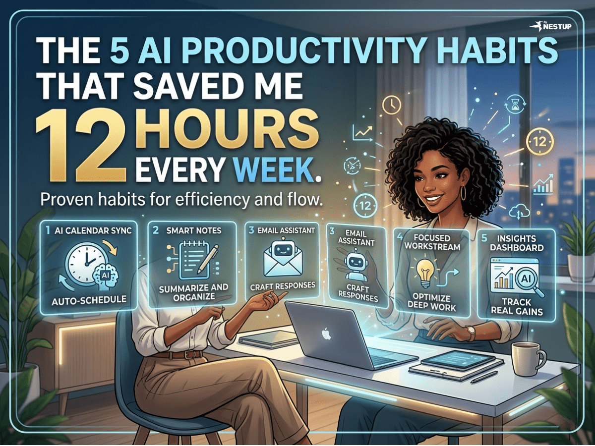 The 5 AI Productivity Habits That Saved Me 12 Hours Every Week