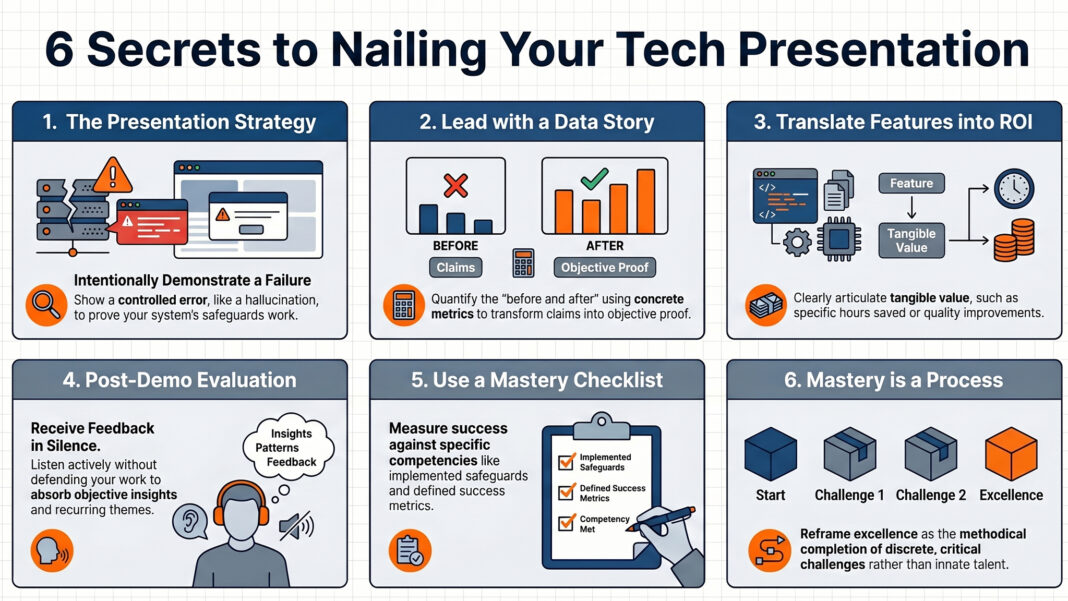 4 Counter-Intuitive Rules for Nailing Your Tech Presentation, According to an Elite AI Course! 4 Secrets to Nailing a Tech Presentation with Elite AI Course