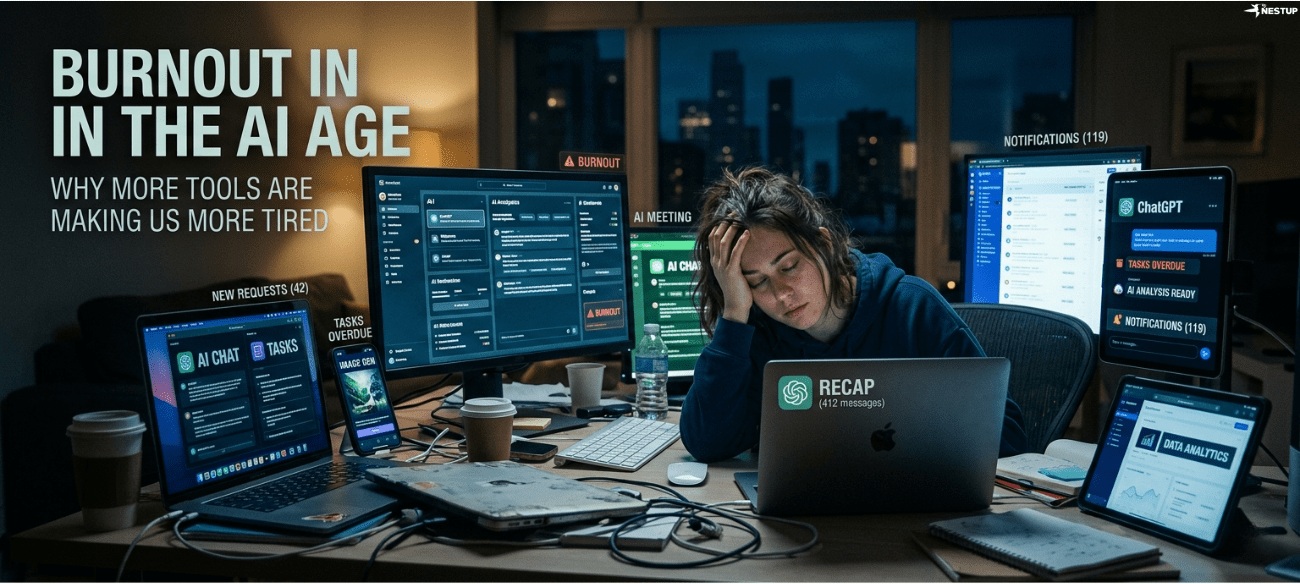 Burnout in the AI Age: Why More Tools Are Making Us More Tired Burnout in the AI Age: Why More Tools Are Making Us More Tired