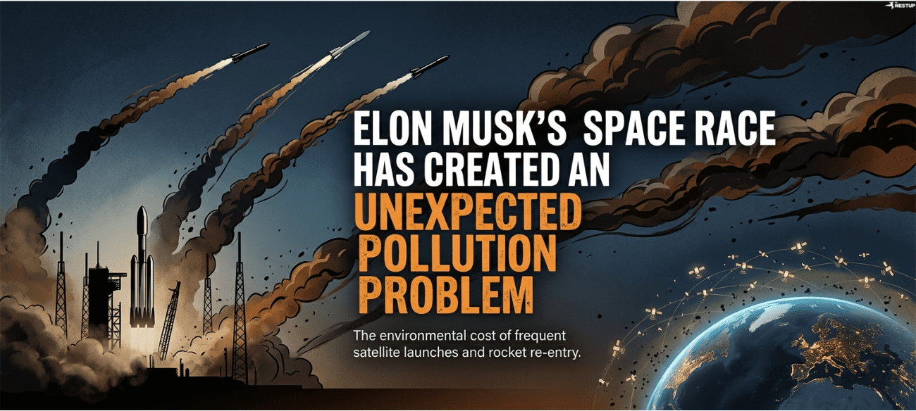 Elon Musk’s Space Race Has Created an Unexpected Pollution Problem