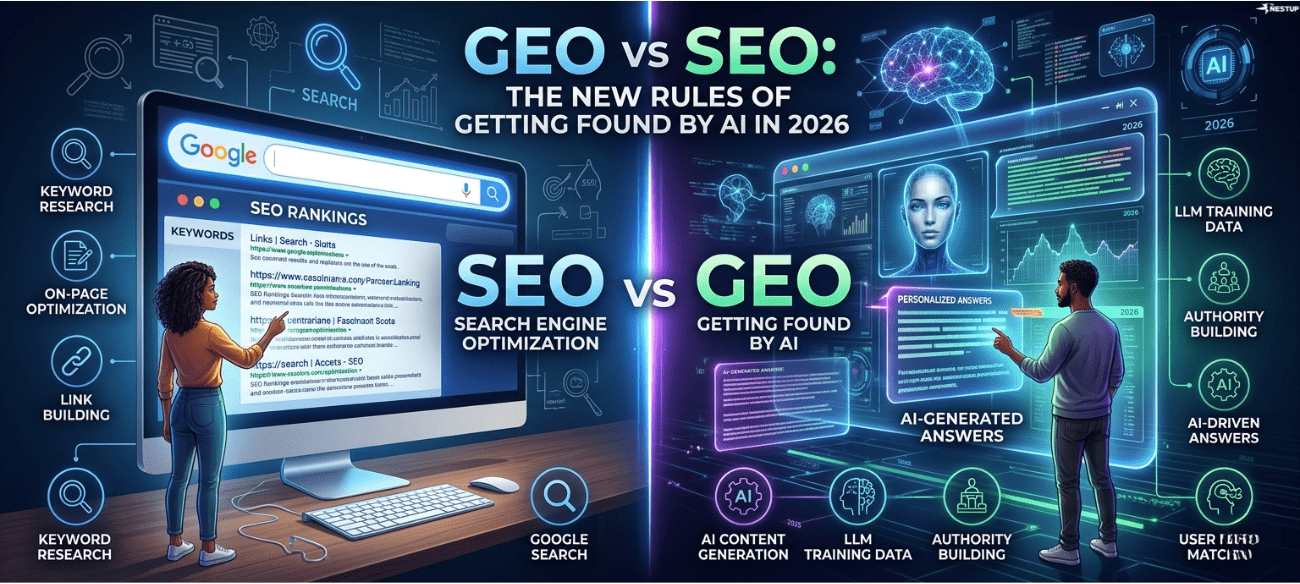 GEO vs SEO: The New Rules of Getting Found by AI in 2026