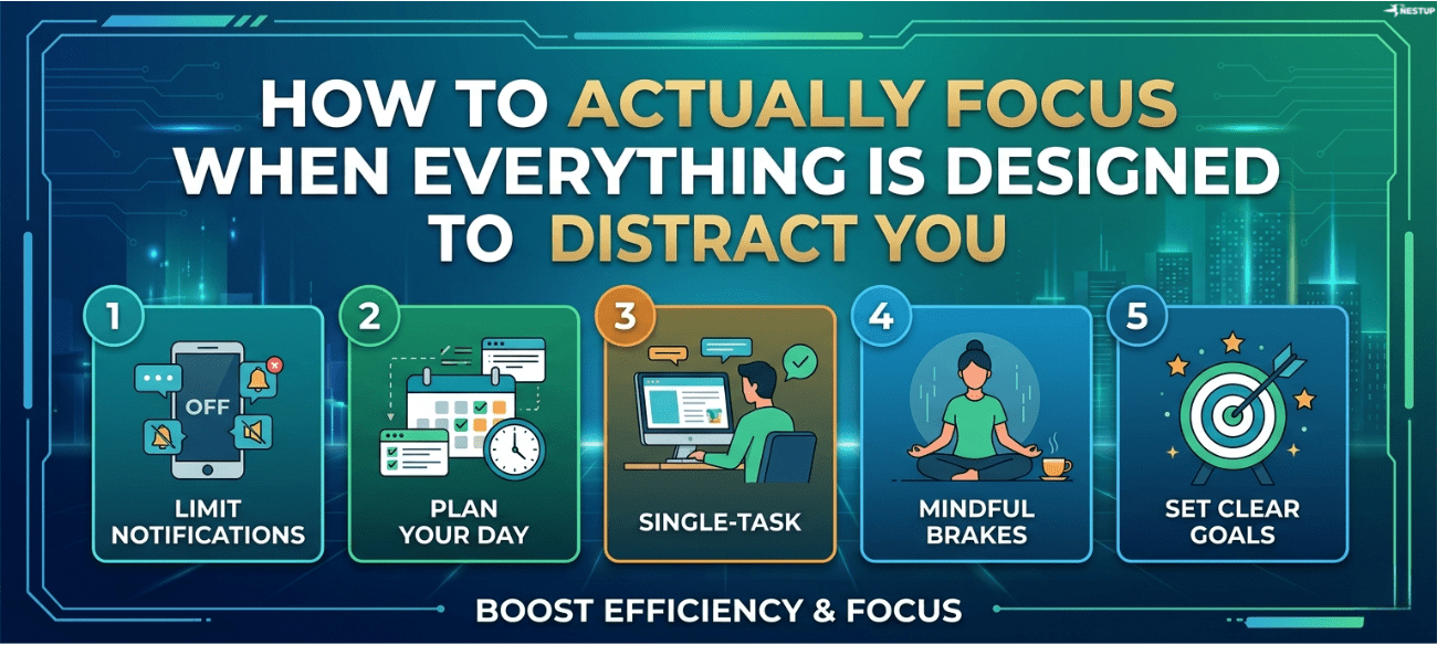 How to Actually Focus When Everything Is Designed to Distract You