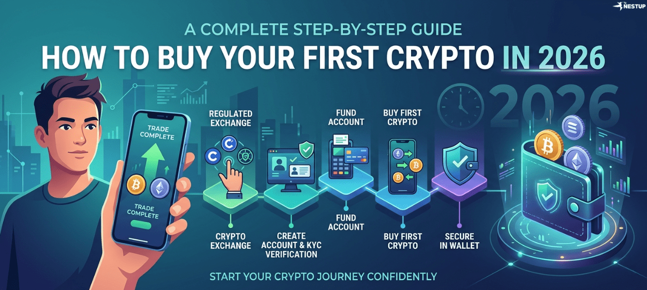 How to Buy Your First Crypto in 2026: A Complete Step-by-Step Guide How to Buy Your First Crypto in 2026: A Complete Step-by-Step Guide