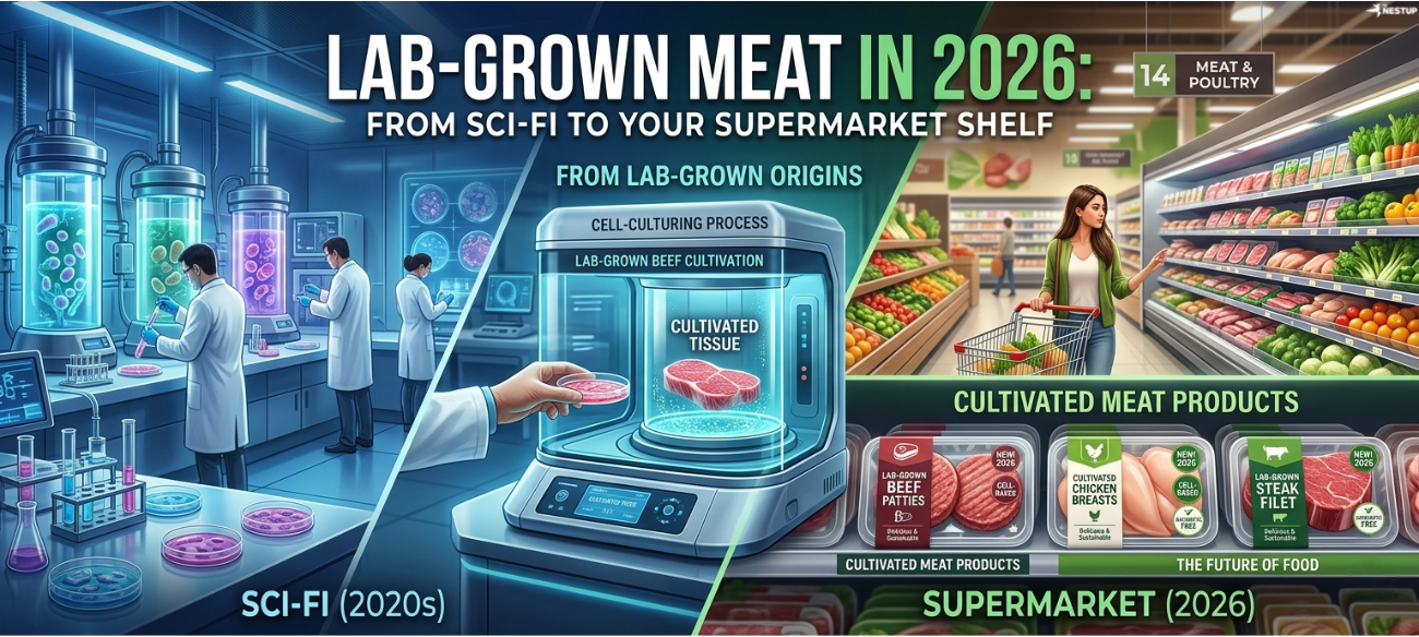 Lab-Grown Meat in 2026: From Sci-Fi to Your Supermarket Shelf Lab-Grown Meat in 2026: From Sci-Fi to Your Supermarket Shelf