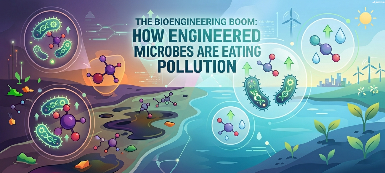 The Bioengineering Boom: How Engineered Microbes Are Eating Pollution.