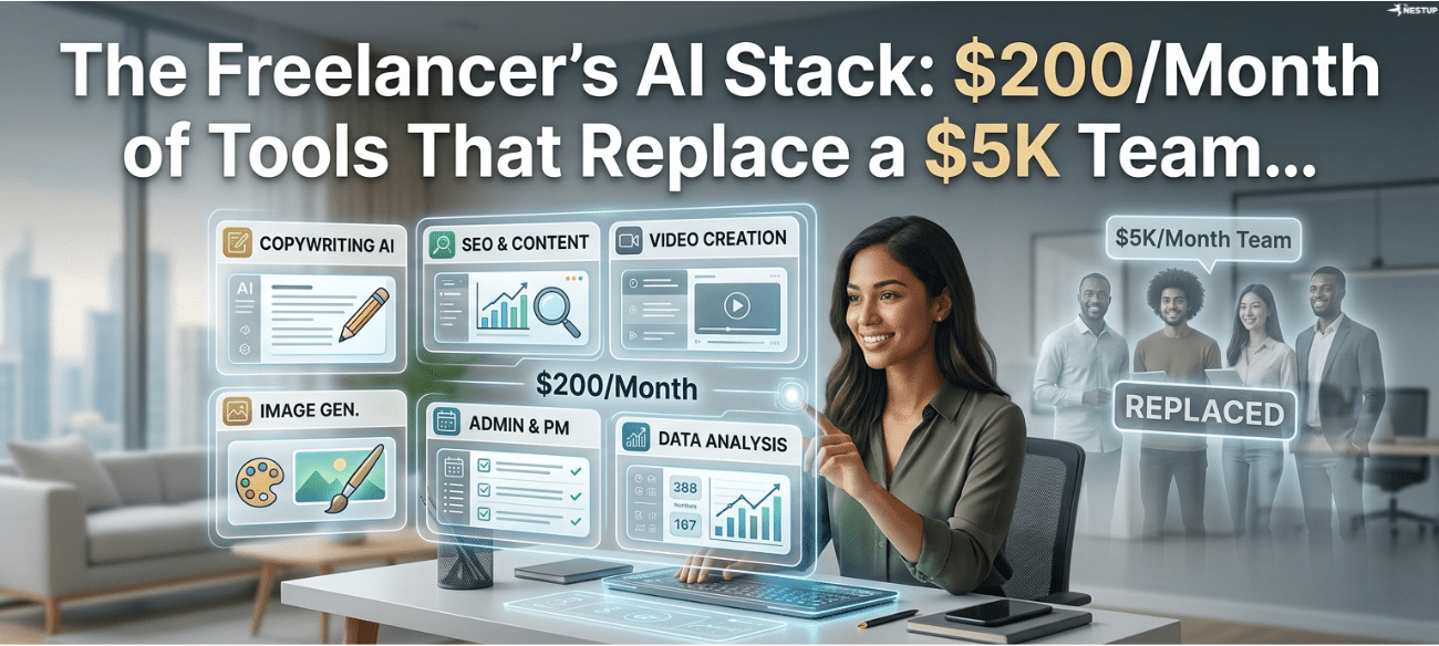 The Freelancer’s AI Stack: $200/Month of Tools That Replace a $5K Team The Freelancer's AI Stack: $200/Month of Tools That Replace a $5K Team