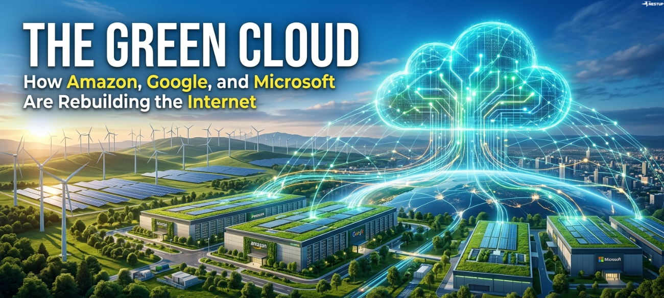 The Green Cloud: How Amazon, Google, and Microsoft Are Rebuilding the Internet