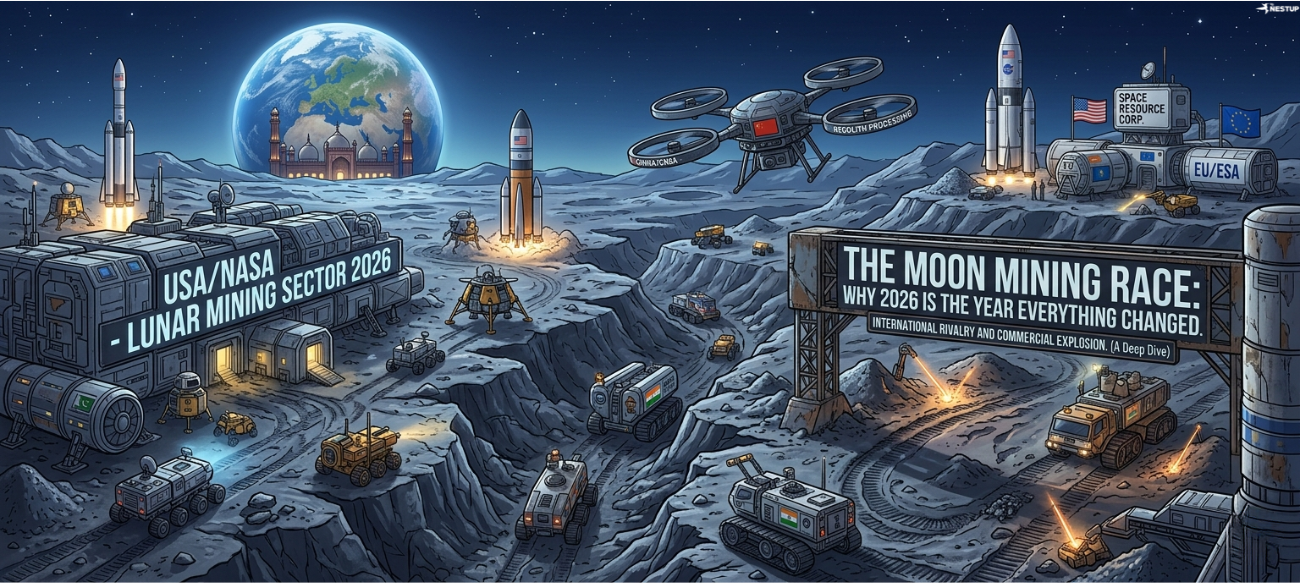 The Moon Mining Race: Why 2026 Is the Year Everything Changed.