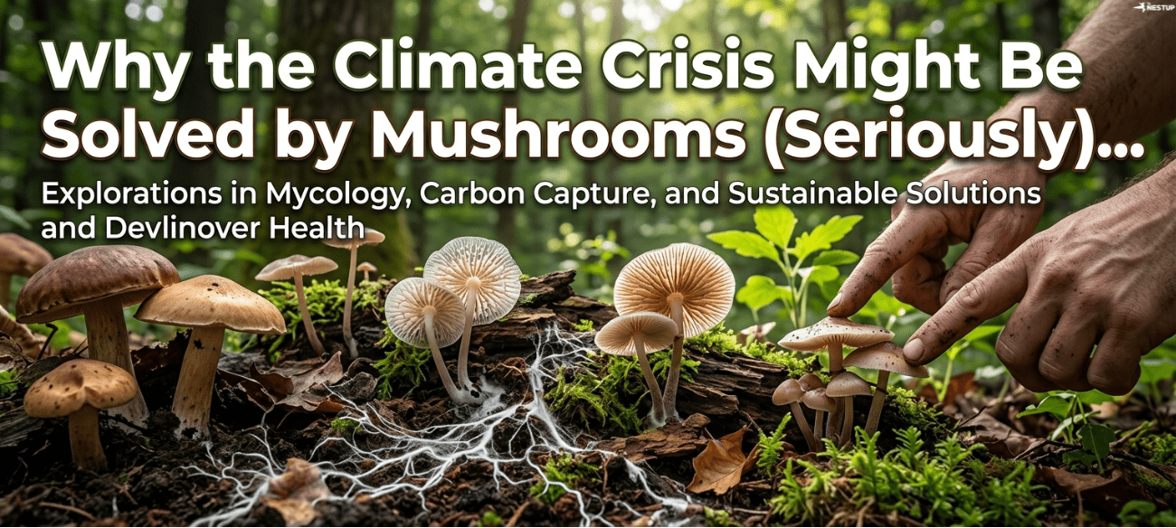 Why the Climate Crisis Might Be Solved by Mushrooms (Seriously). Why the Climate Crisis Might Be Solved by Mushrooms (Seriously)