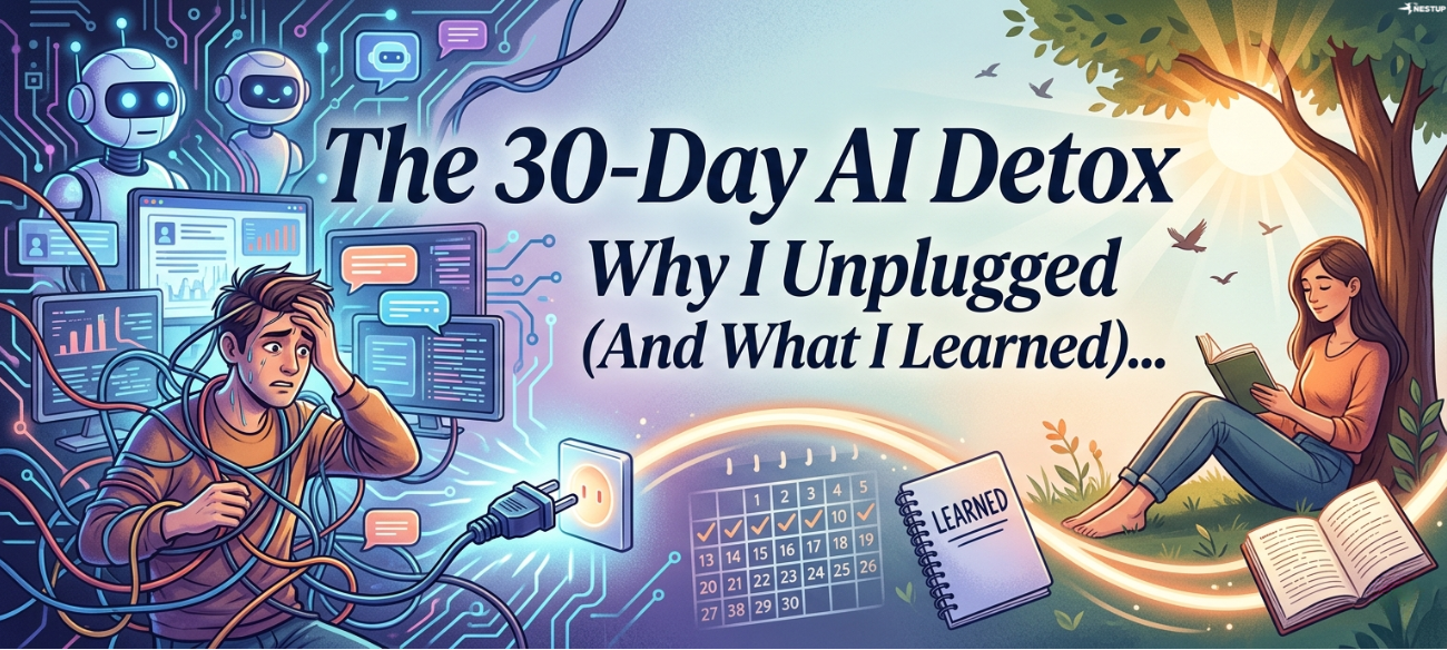 The 30-Day AI Detox: Why I Unplugged (And What I Learned).