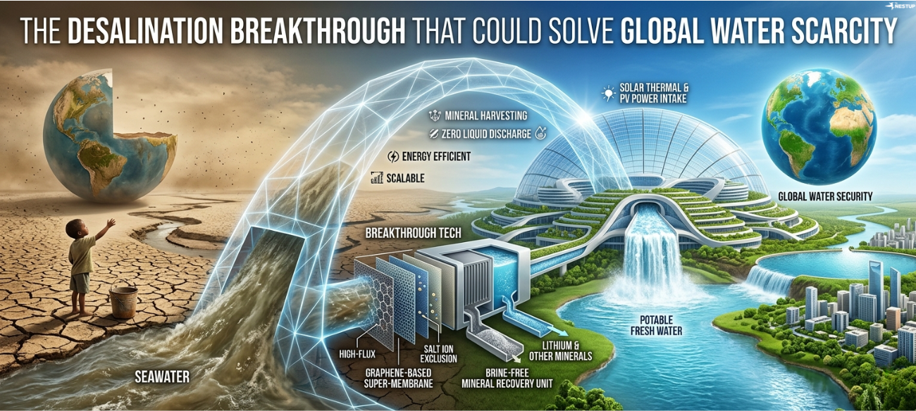 The Desalination Breakthrough That Could Solve Global Water Scarcity.